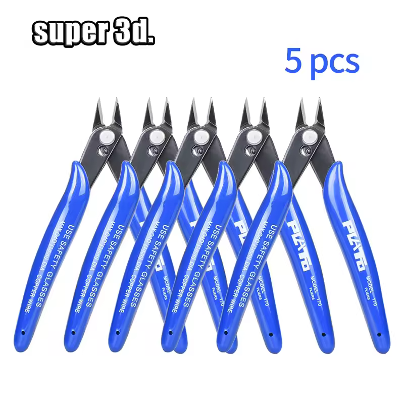 1pcs PLATO 170 Wishful Clamp DIY Electronic Diagonal Pliers Side Cutting Nippers Wire Cutter 3D printer parts - Image 9