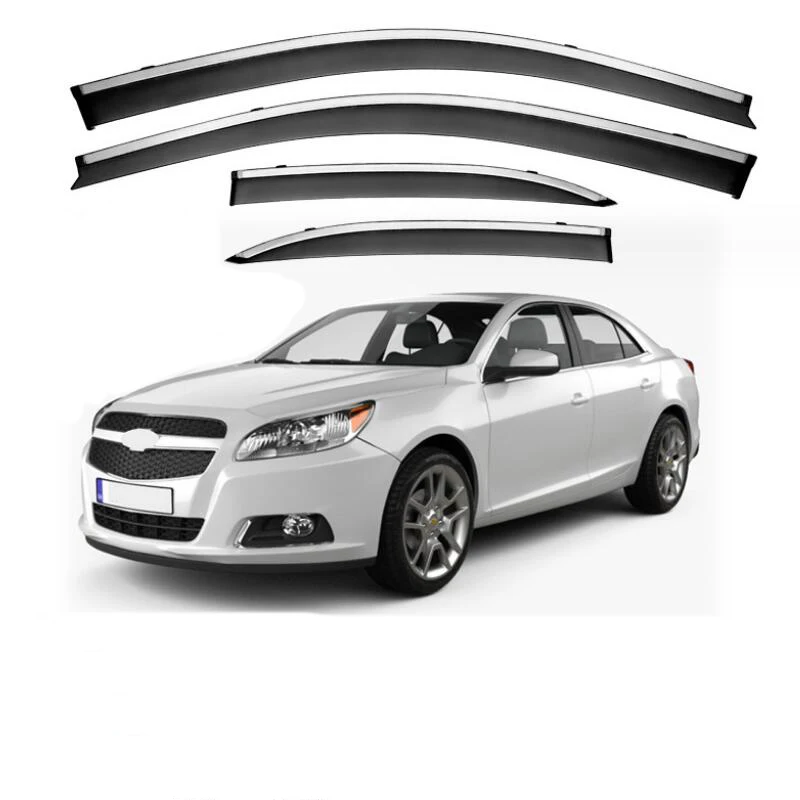 

Window Visor Rain Guard Side Window Deflector Weather Shield For Chevrolet Holden Malibu XL 2012 2013 2014 2015 2016 2017 - 2023