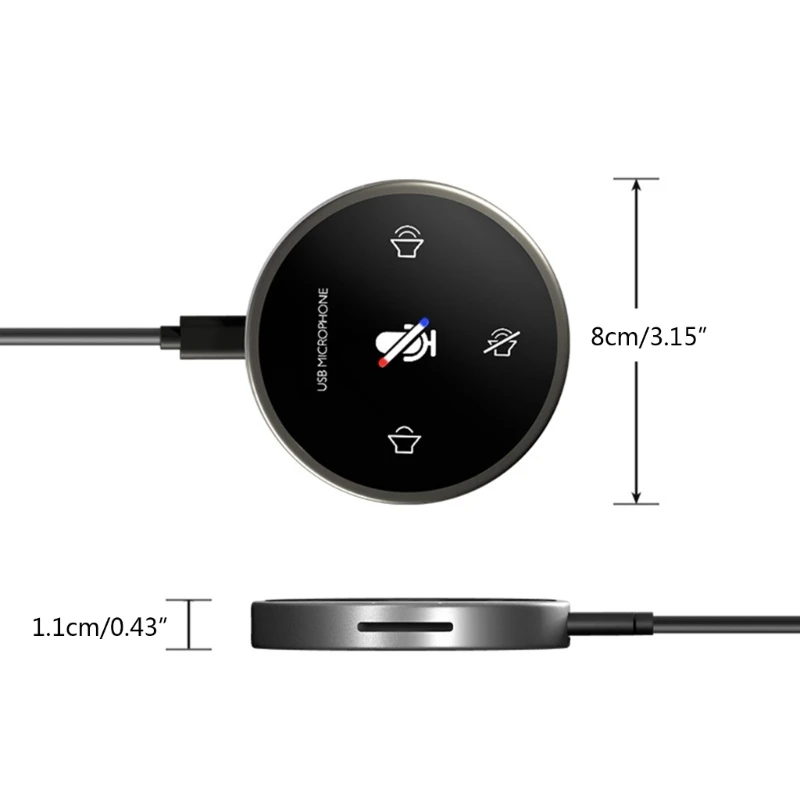 USB Microphone Quality Microphone Condenser Omnidirectional 2meter Pick Up Drop shipping