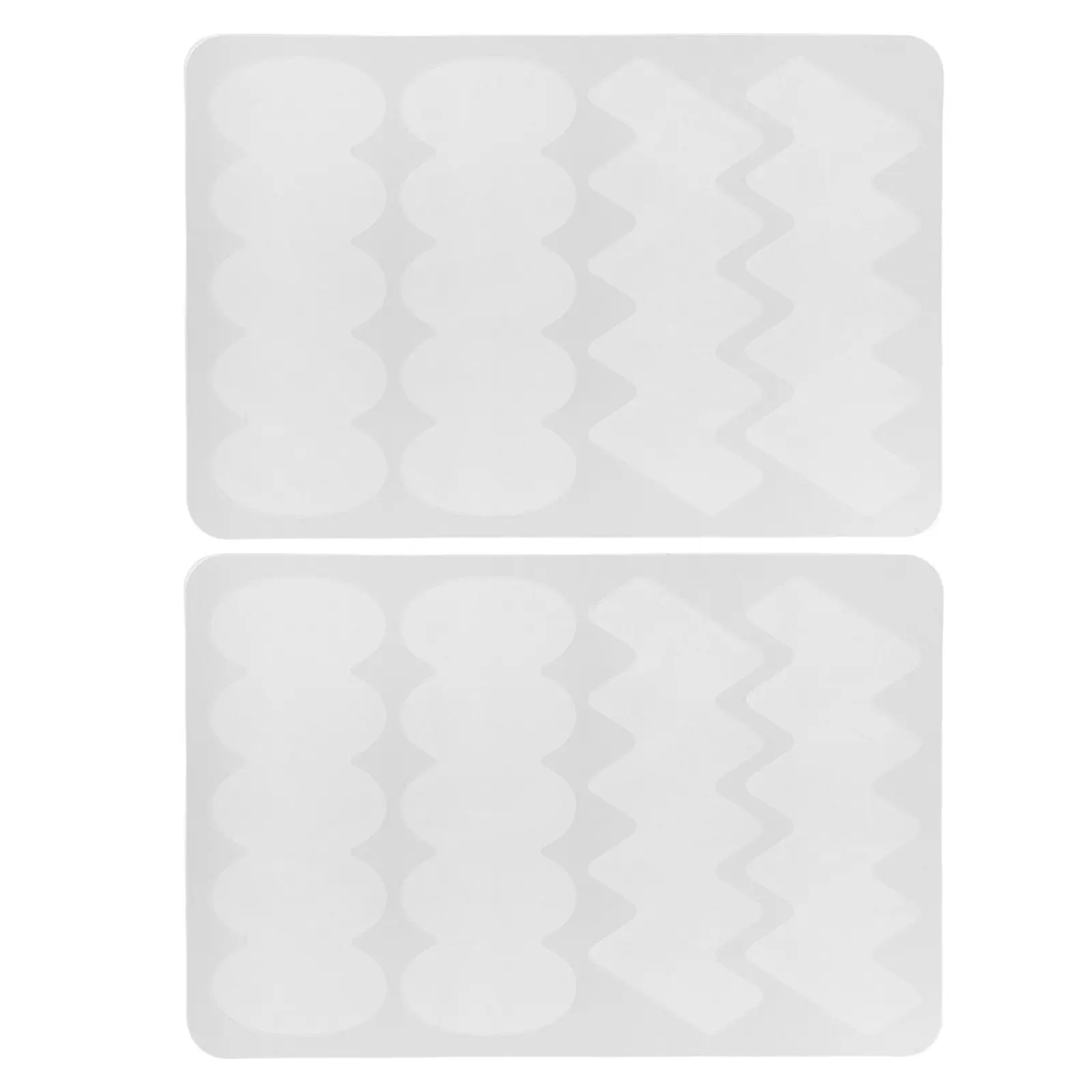 2Pcs Hair Clip Silicone Molds Transparent Resin Hairpin Moulds for DIY Jewelry Making Epoxy Casting Accessories Resin Hair Clip