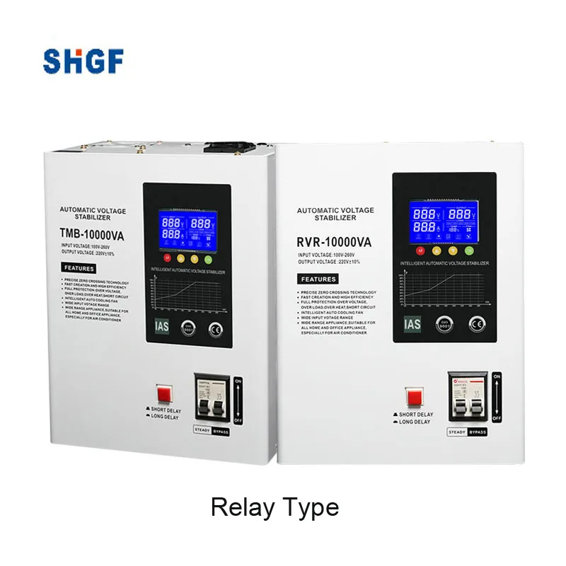 

#New Arrived 10KW 15KVA 20KVA Single Phase Input 45-280V Output 220V AC Automatic Hanging Wall-mounted Relay Stabilizer AVR