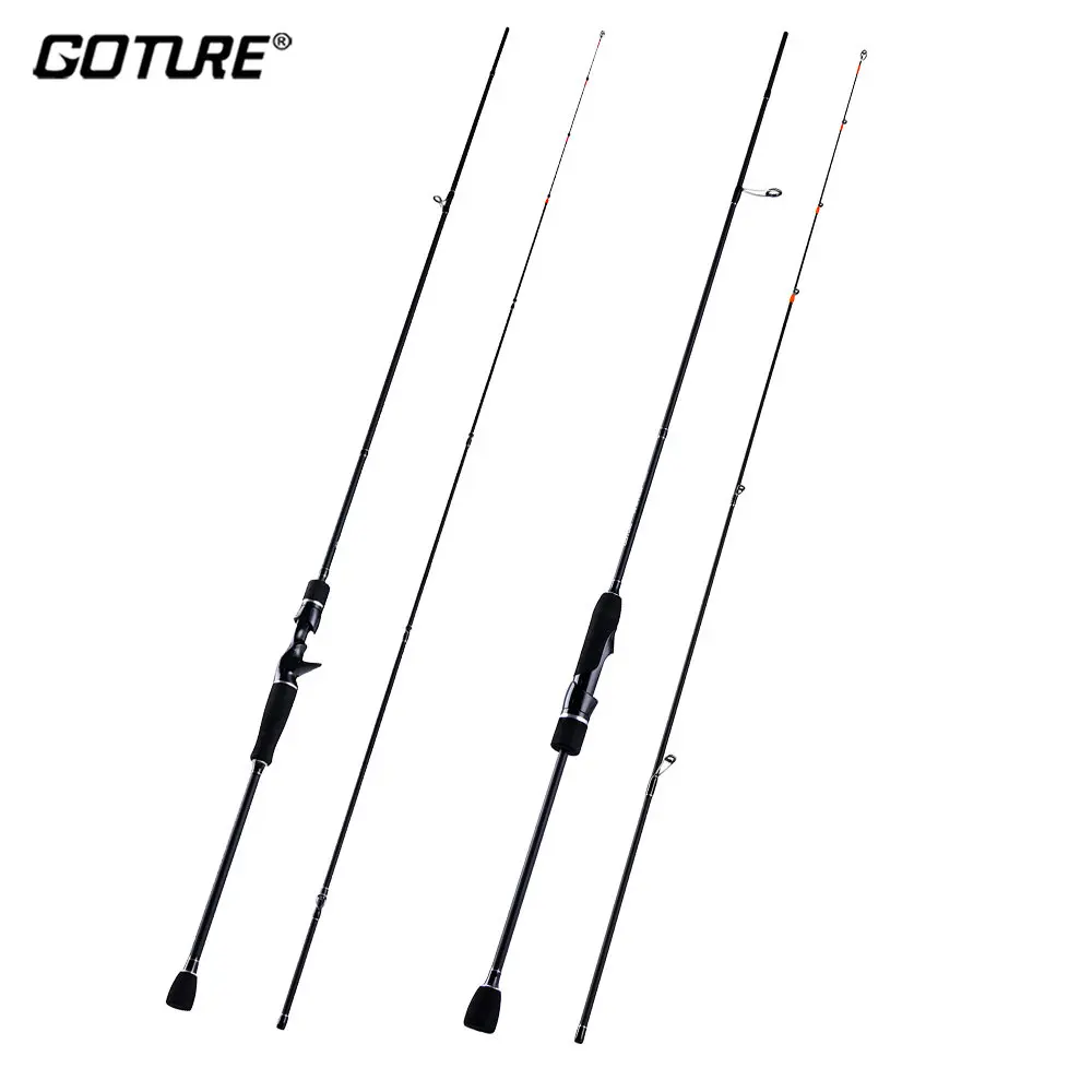 goture wavier ultra leve secoes isca haste fiacao vara de pesca 24t haste de fundicao para truta crappie agua doce haste de arremesso 01