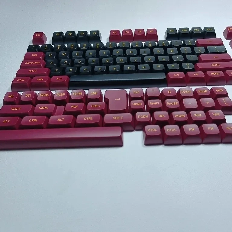 

CSA Profile 148 Keys PBT Keycaps Double Shot For Cherry Mechanical Keyboard 64 78 84 87 980 Double Color Keycap 6.25U Spacebar