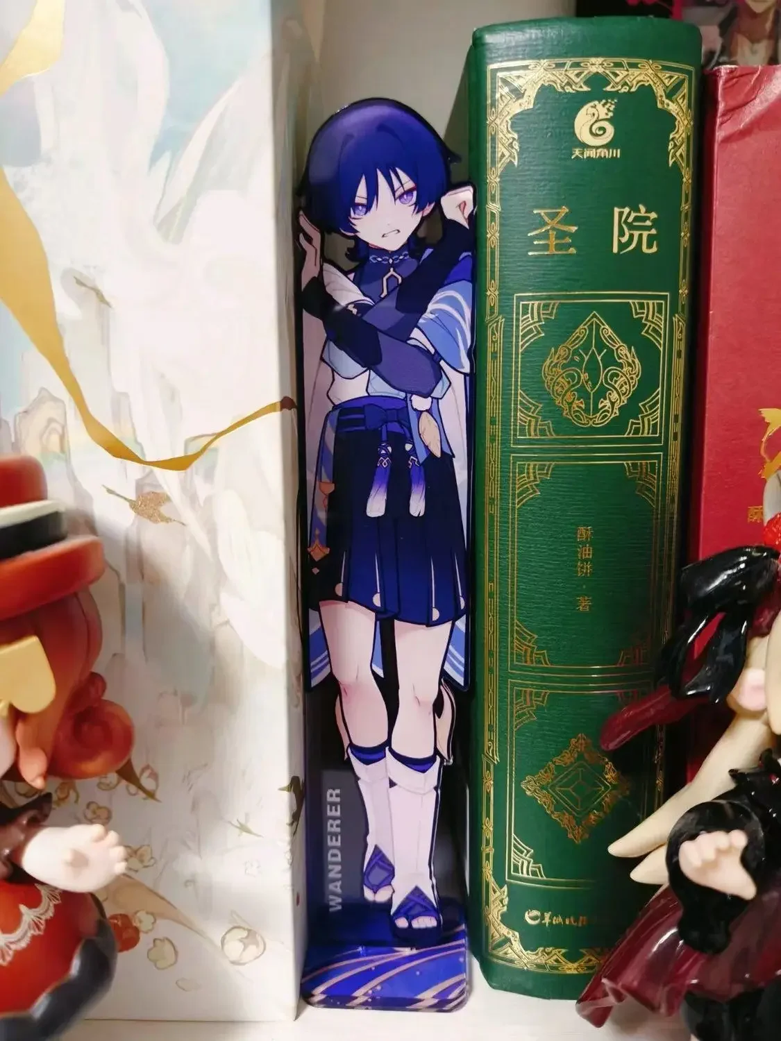 Scaramouche Stojak akrylowy Wanderer Figurka Wyświetlacz Anime Towary Kolekcja Dekoracja biurka Ozdoba Accesorios Zabawka Model Prezent — zdjęcie 4