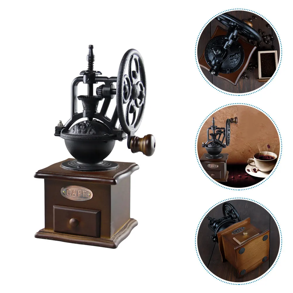 

Coffee Grinder Small Crank Grinders Bean Hand Manual Mill Mini Household Travel