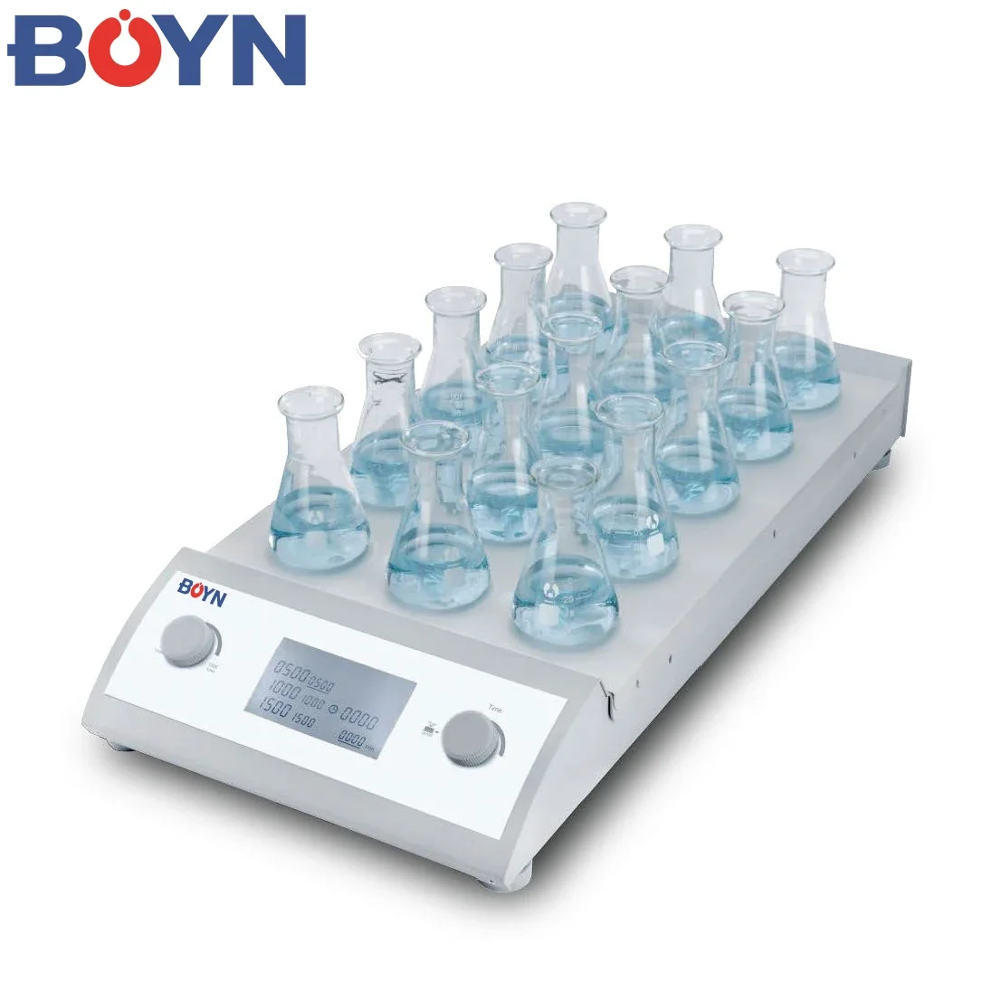 BN-MST-S15 Laboratory Equipment 15-Position Magnetic Stirrer with LCD Display Intense Stirring 100-1500rpm Magnetic Stirrer