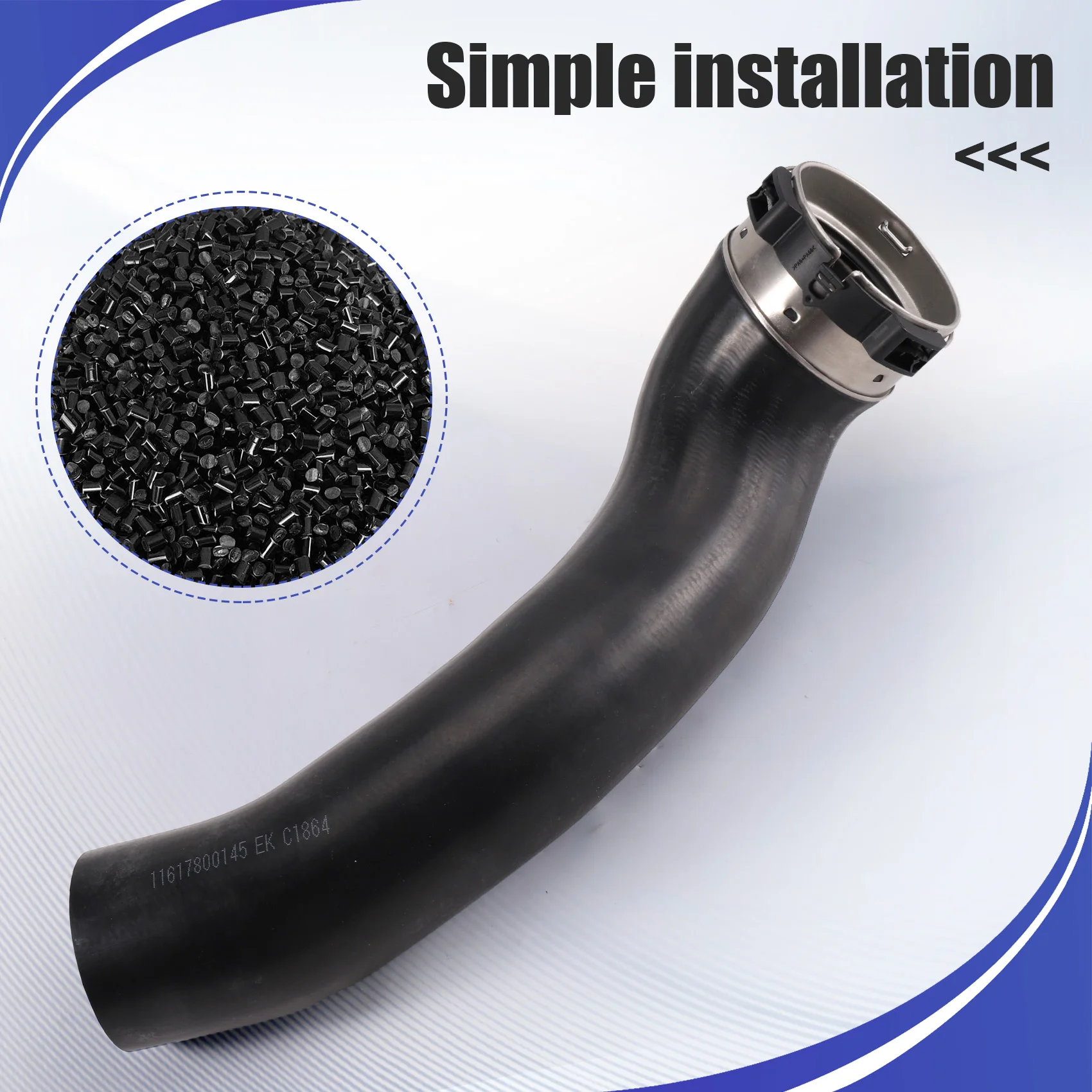 A76K Charge Air Turbo Pipe 11617800145 Charge Air Pipe