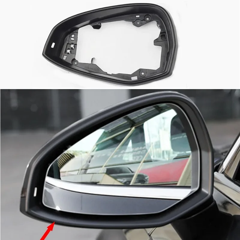 

For Audi A4 A4L A5 2017 2018 2019 - 2022 Auto Outer Rearview Mirror Frame Side Rear View Mirrors Cover Lid Shell Car Accessories