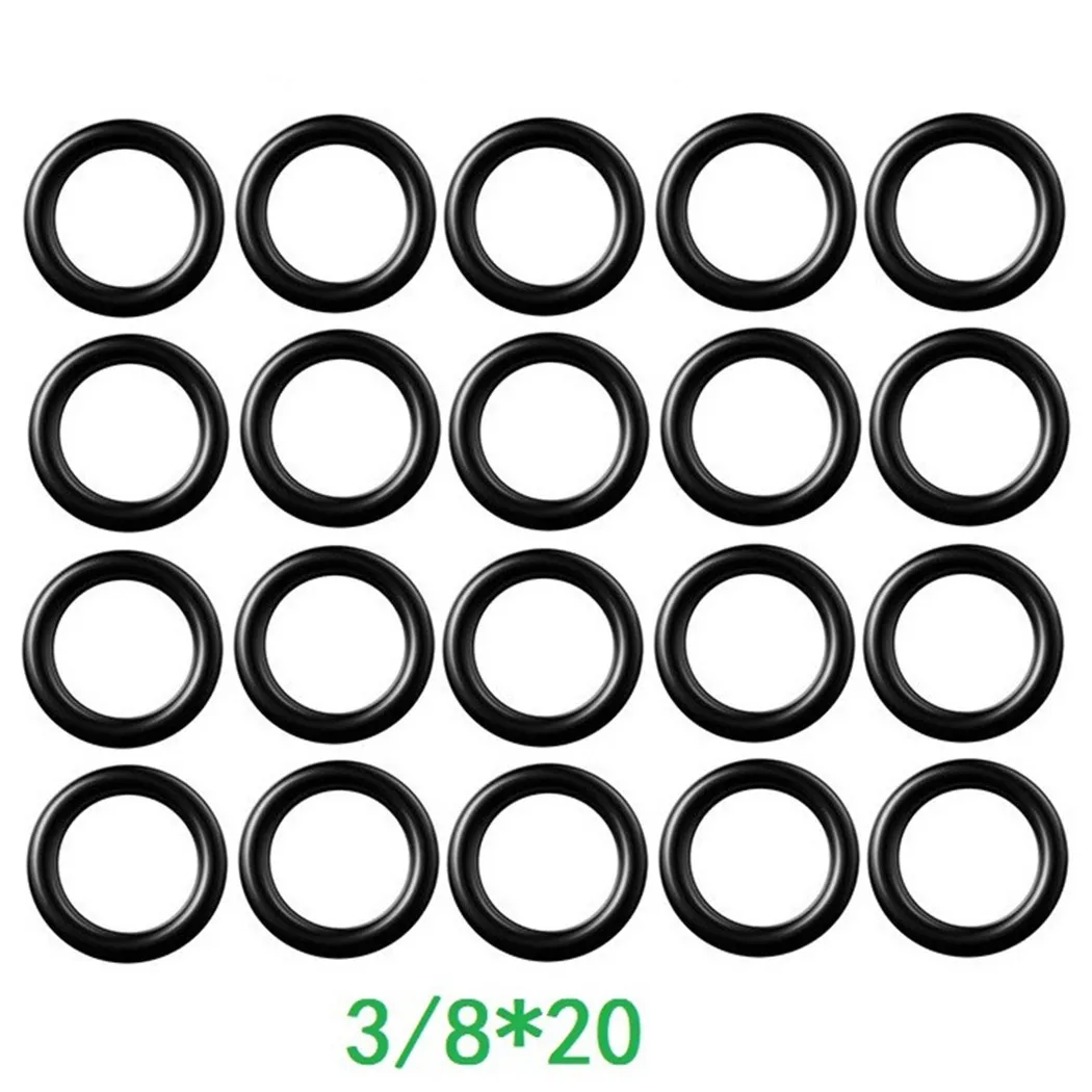 40Pcs/Set 1/4 M22 + 3/8 O-Rings Gasket High Pressure Seal For Pressure Washer Hose Quick Disconnect Rubber O-Ring Sealing Ring