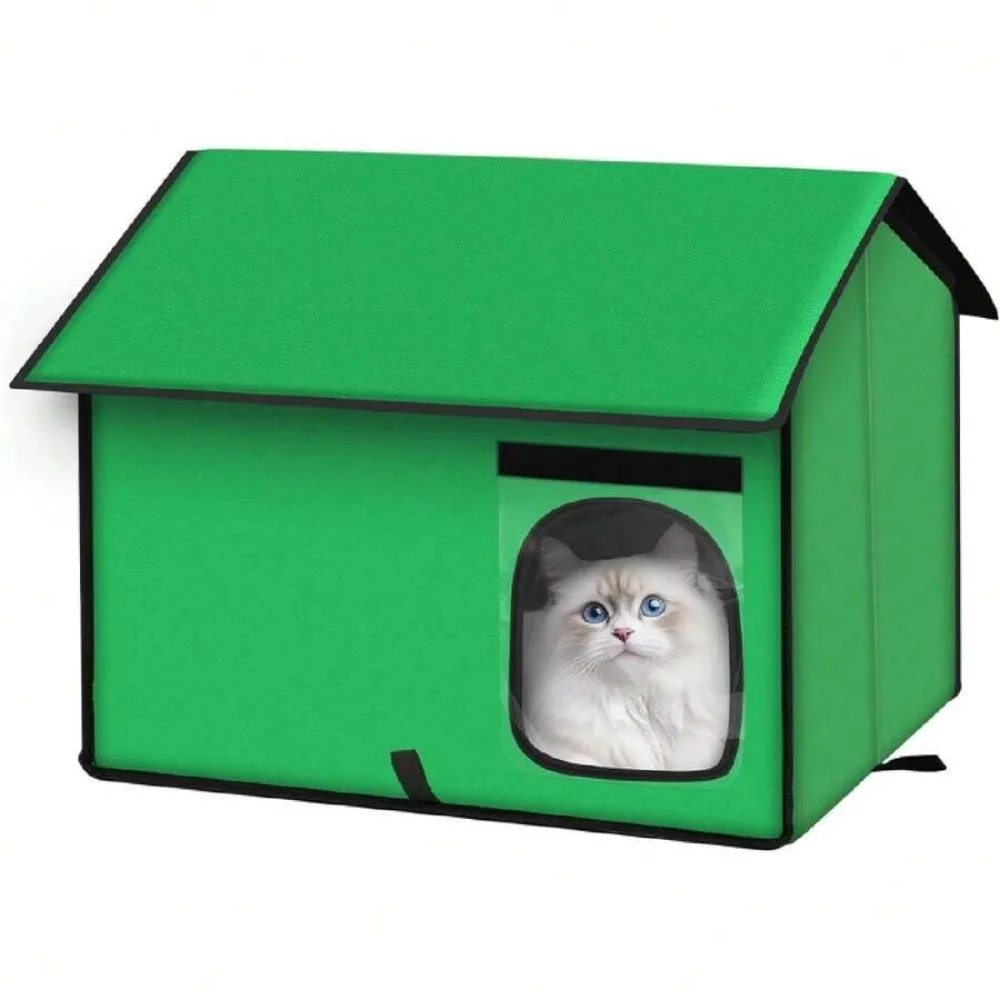 

Waterproof Portable Cat House, Collapsible Indoor Kennel With Window For Small Dogs, Rabbits, Cats