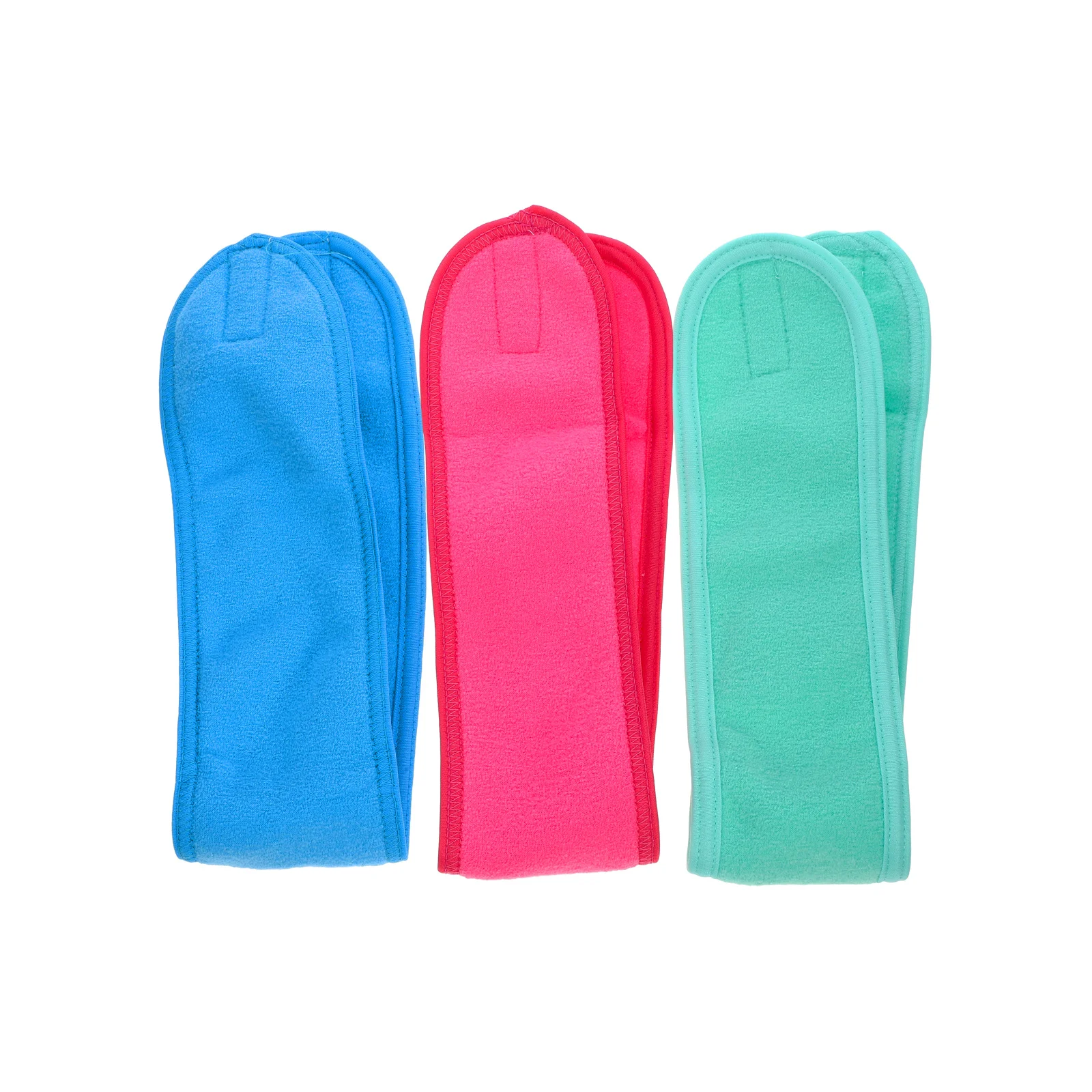 3 قطع من عصابات الرأس المرنة للنساء، أربطة شعر رياضية قابلة للتنفس، إكسسوارات للعناية بالبشرة، عصابة رأس ملونة قابلة للتعديل