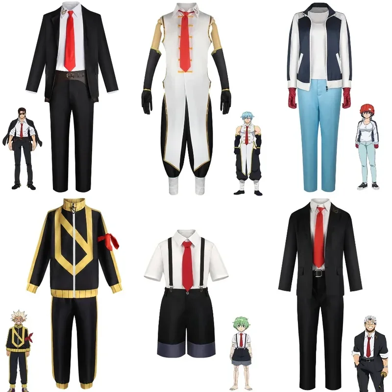 Anime Undead Unluck Fuuko Izumo Cosplay Costume Andy Shen Xiang Uniform Full Set Phil Role Play Suit Halloween Carnival Party