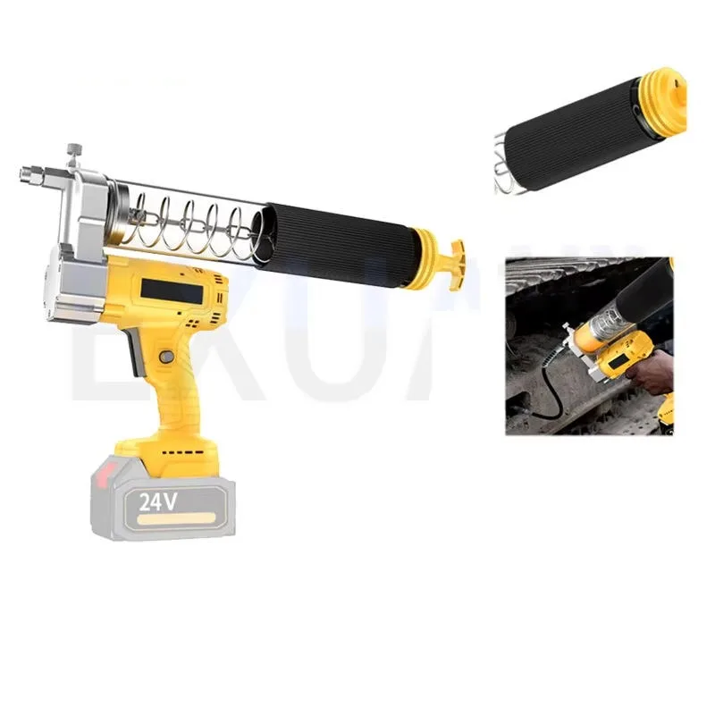 Electric Cordless Grease  Fully Automatic Butter Excavator Car Grease  24V Electric Grease  Oil Injector  Machine