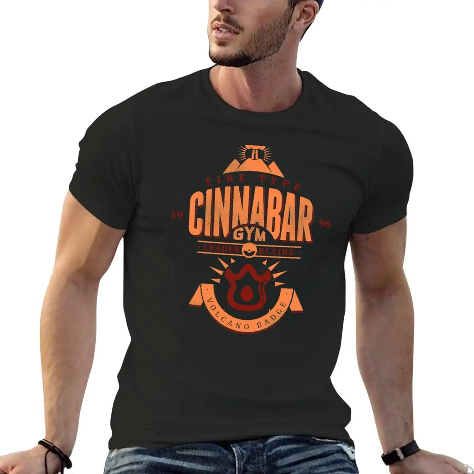 Cinnabar Gym T-Shirt plus size clothes customs design your own men workout shirt