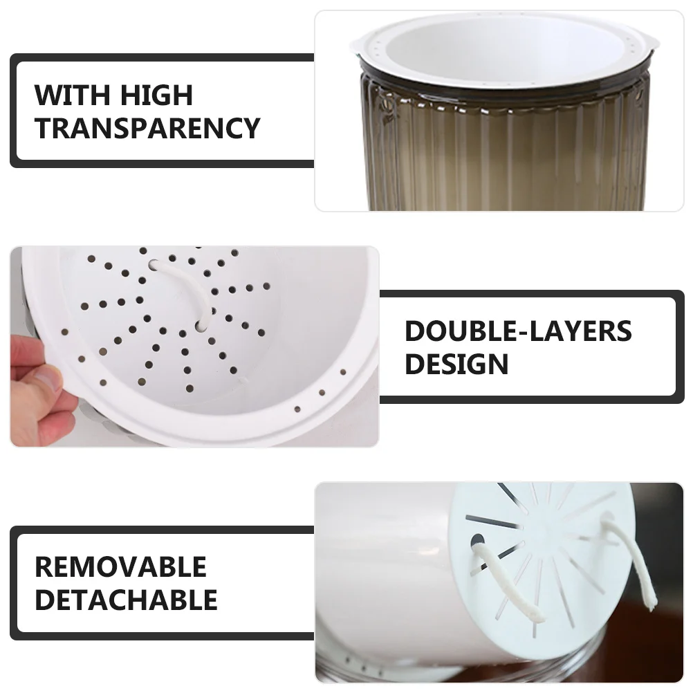 

3Pcs Resin Flower Pots Hanging Planter Indoor Outdoor Self Absorbent for Small Plants Garden Yard Decoration Automatic Watering