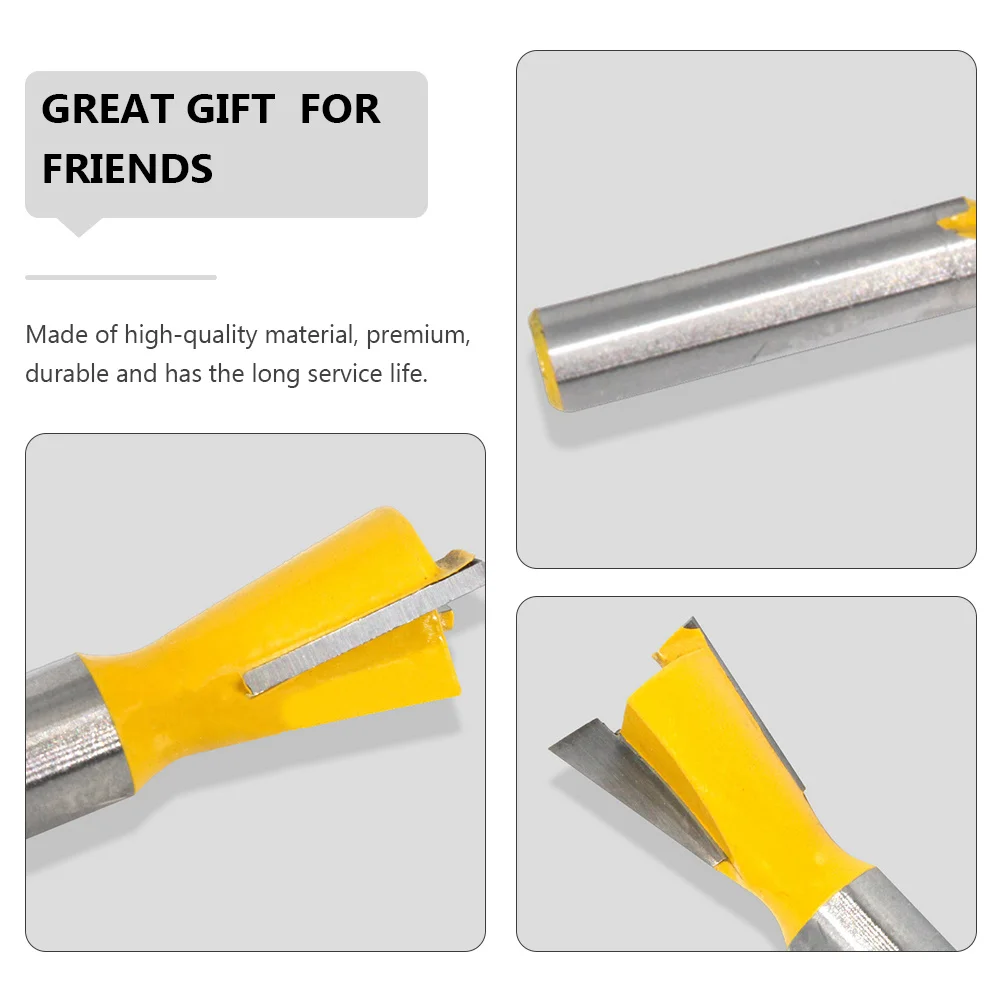 

5 шт., набор сверл «ласточкин хвост», набор инструментов для деревообработки, твердосплавные наконечники для фанеры, МДФ, частиц, полуглипленое соединение