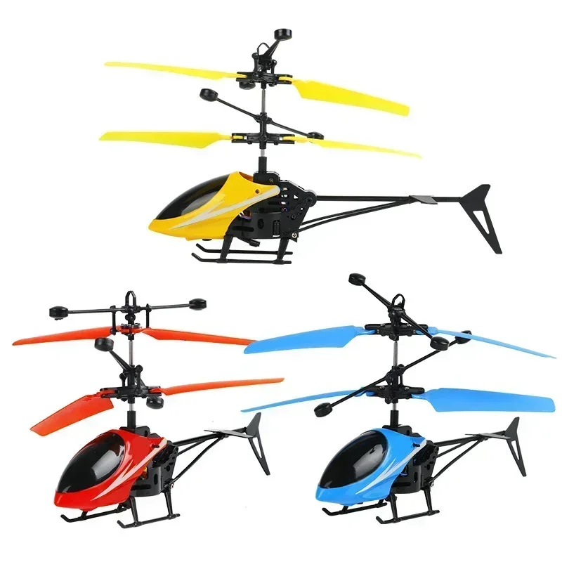 Induction Hovering Safe No Remote Control Fall-resistant Helicopters Toys Rechargeable Helicopters Drone Toys Children\'s Gifts