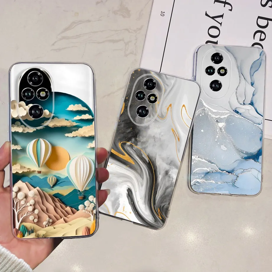 Luxury Camera Protection Phone Case For Honor 200 / Honor 200 Pro / Honor 200 Lite  Back Cover CLear Soft TPU Coque Fashion Capa
