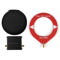 Donut Loop Antenna Broadband Antenna 10Khz-180Mhz With Low Impedance Converter For Radio Walkie Talkie SDR A