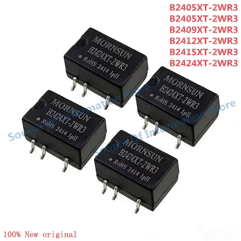 

5Pcs B2405XT-2WR3/2409/2412/2415/2424xt-2wr3 DC-DC Power Module 100% New