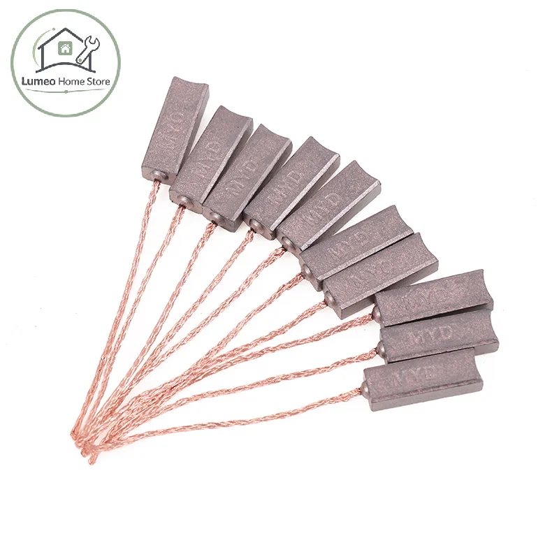 10PCS 4.5X6.5X20mm High Copper Generator Carbon Brushes Alternator Regulator For