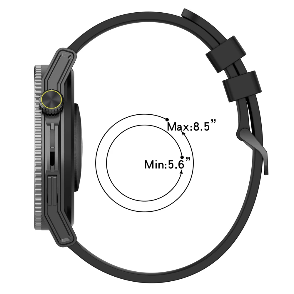 Silicone Band For Polar Grit X Pro Titan/Vantage M2 M Soft Strap For Polar Ignite 2 3/Pacer 20mm 22mm Replacement Wristband Belt image 3