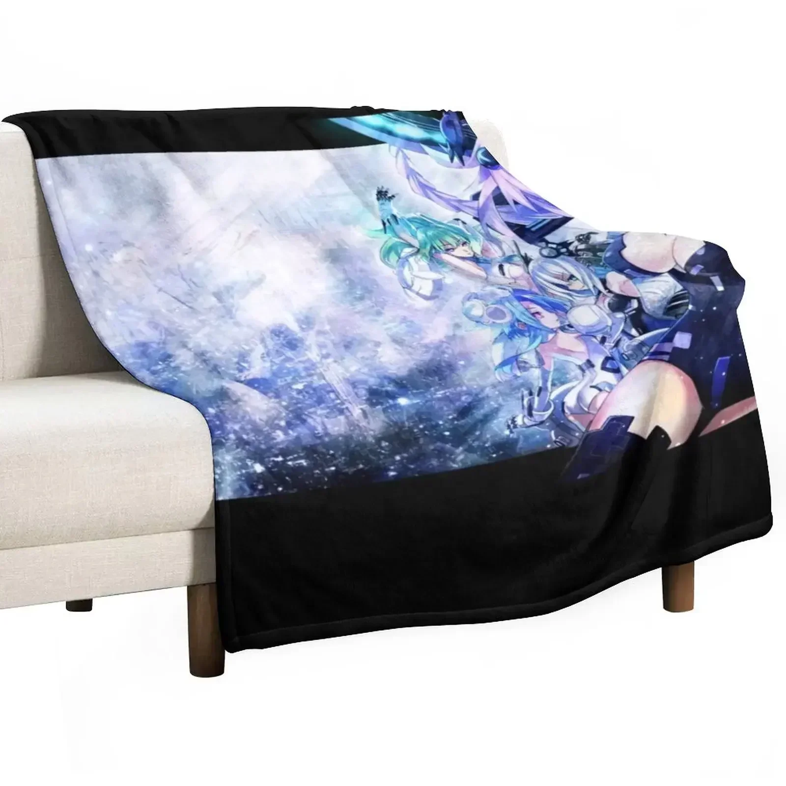 Neptunia Throw Blanket Personalized Gift Cute Plaid sofa bed Plaid on the sofa Blankets