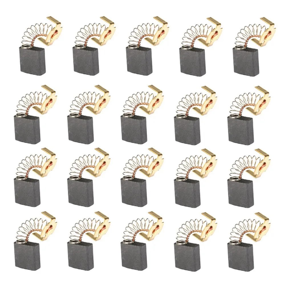 20pcs 7 * 17 * 18mm Electric Motor Carbon Brush Carbon Fibre Brush 44A Carbon Motor Brushes Electric Motor Brush Replacement