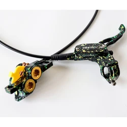 The Latest 4 Pistons MTB Bike Hydraulic Brake Oil Pressure Liquid Brake Mountain AM Enduro DH bicycle Parts