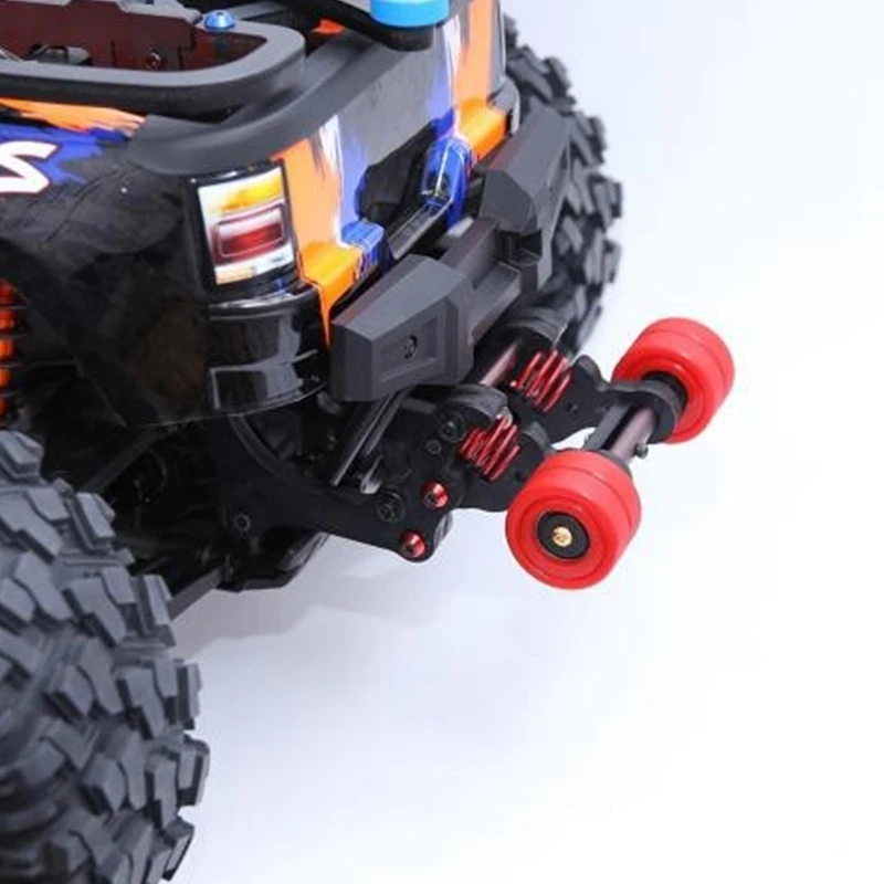 Barra de cabeça de elevação de quilha de roda dupla para 1/5 Traxxas XMAXX X-MAXX