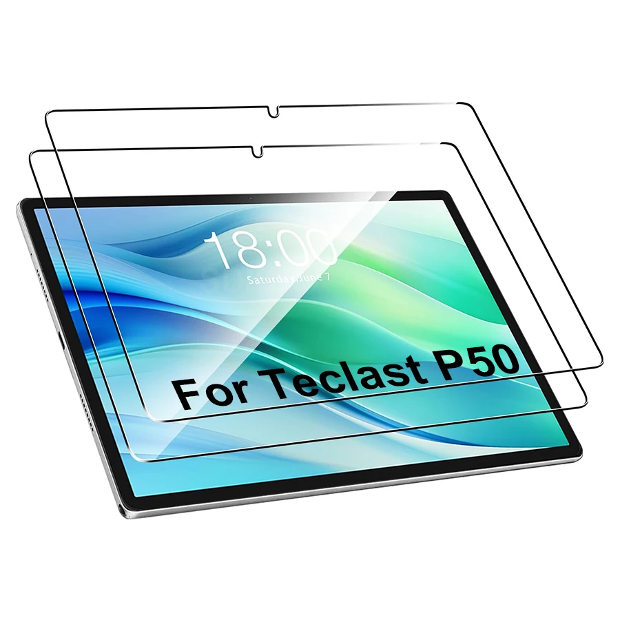 2PCS For Teclast P50 Tempered Glass Screen Protector 11 Inch 9H Tablet HD Anti-Scratch Protective Film