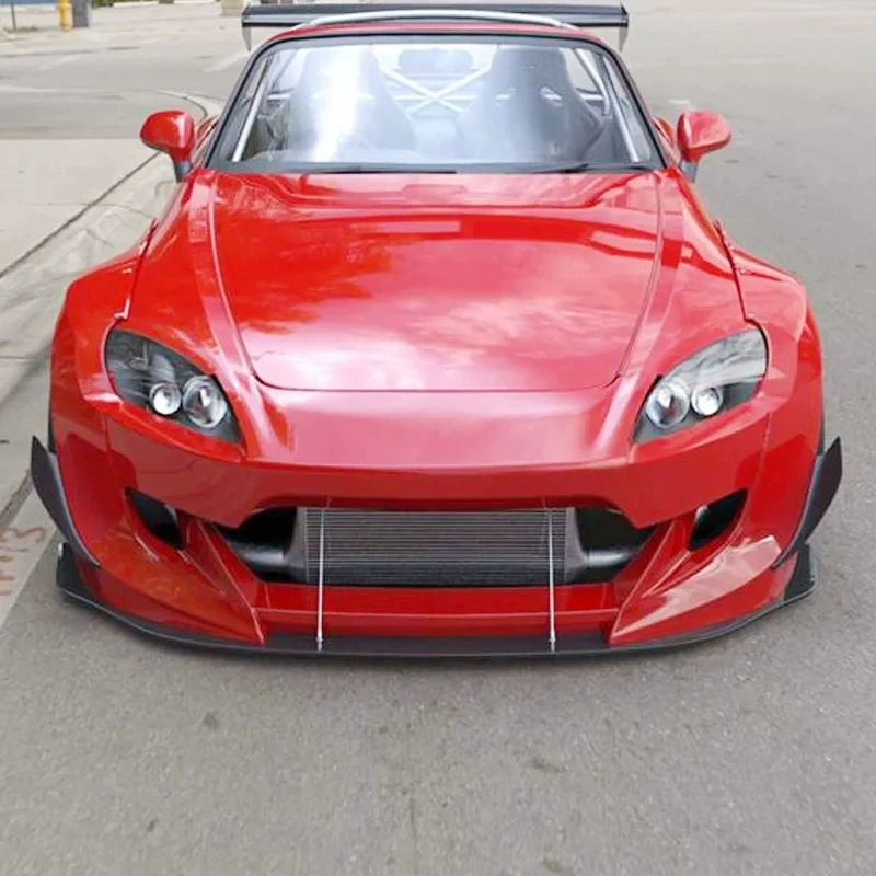 High Quality Tuning Resin Body Kit Front Bumper Side Skirts Fender Flares Rear Spoiler Lip Vents for S2000