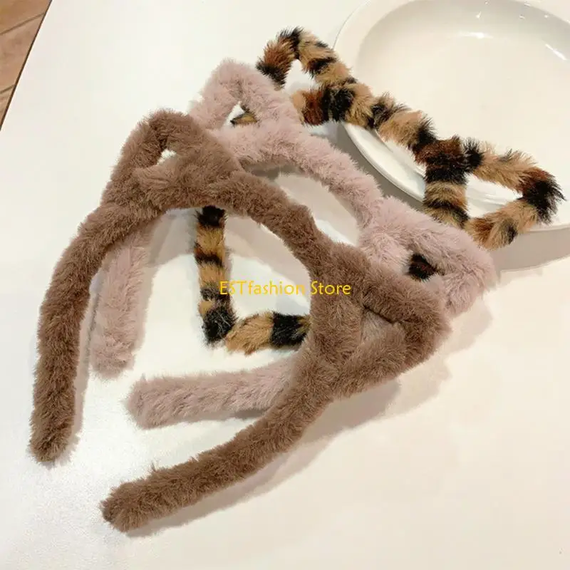 

Y5GC Cos-play Hair Band Animal Ears Headband Female Headdress Decorative Headwear