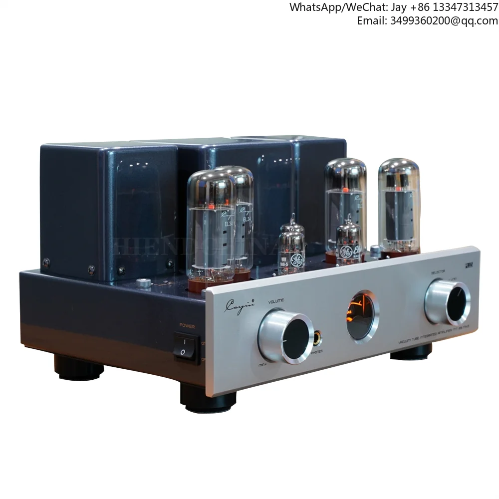 

Ламповый усилитель Ca-yin MT-35 MK2 BT-PLUS с Bluetooth, интегрированный, на ламах EL34*4, для наушников, вакуумный, TR 18Вт*2 35Вт*2