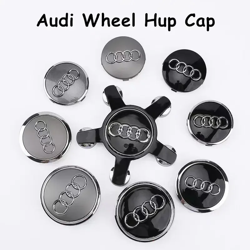 

Комплект из 4 колпачков для центрального отверстия колесных дисков AUDI (60/61/68/69/77 мм/135 мм) для A6L, A7, A8, A3, A4, A5, A6, S3, S4, Q3, Q5, Q5L, Q7, RS3, RS4, RS5, RS6, TT