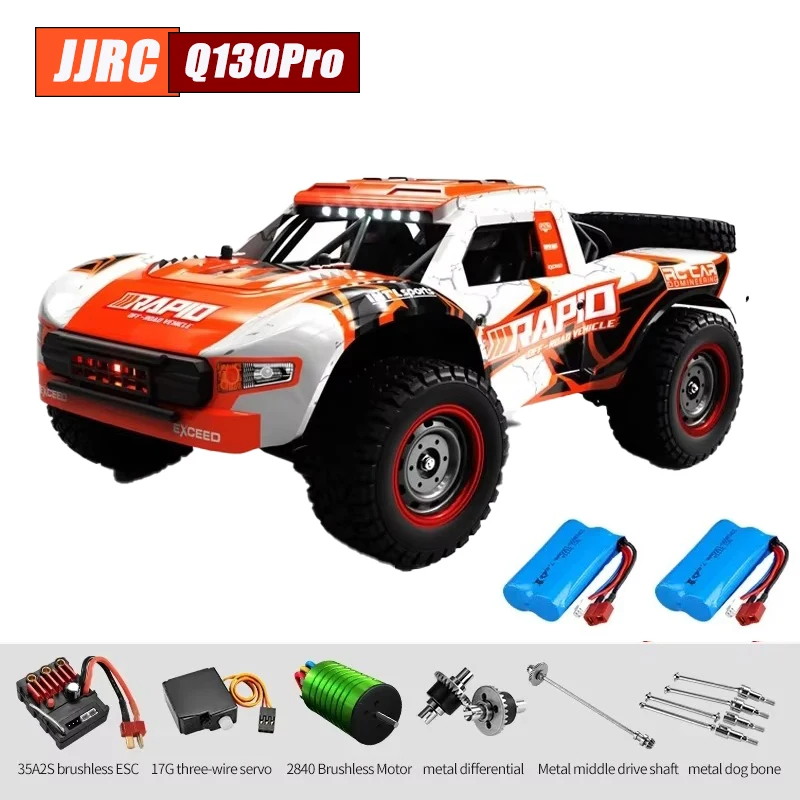 JJRC Q130 RC Car Desert 4WD Off-road Truck 2.4G High Speed Car Racing Drift Remote ControlVehicle Toys For Boys Children