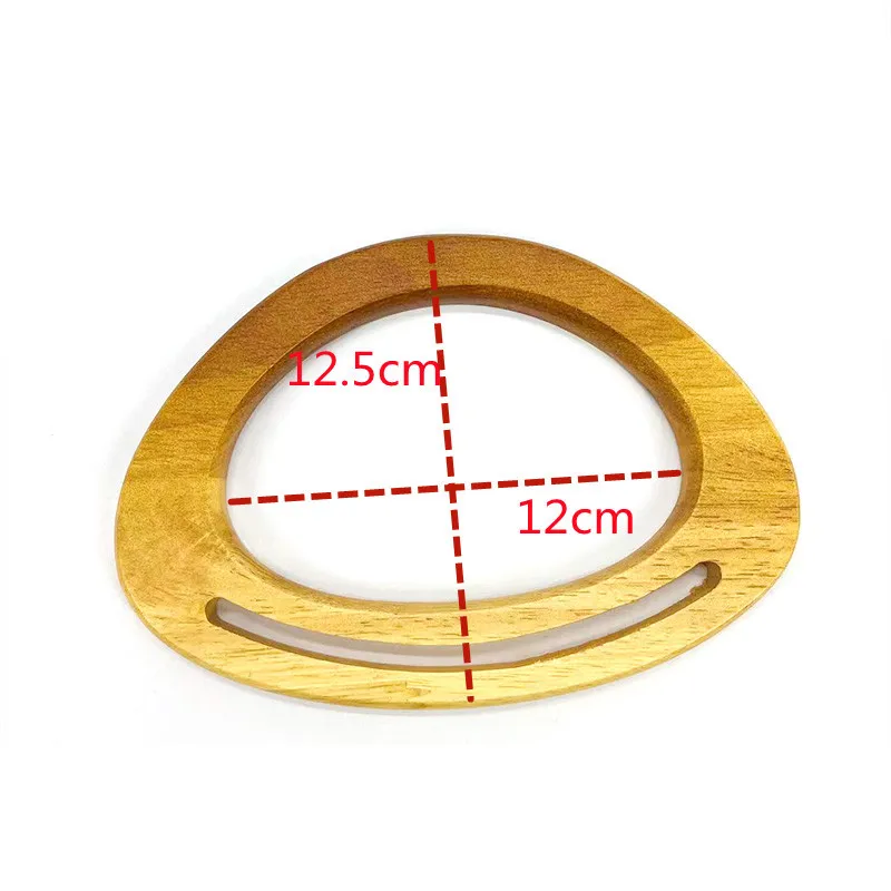 Square Round Wooden Handle For Handbags And Luggage Accessories Handles Replacement Diy Purse Luggage Handcrafted Accessories