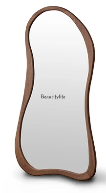 

French retro full body floor mirror home designer special-shaped dressing fitting mirror