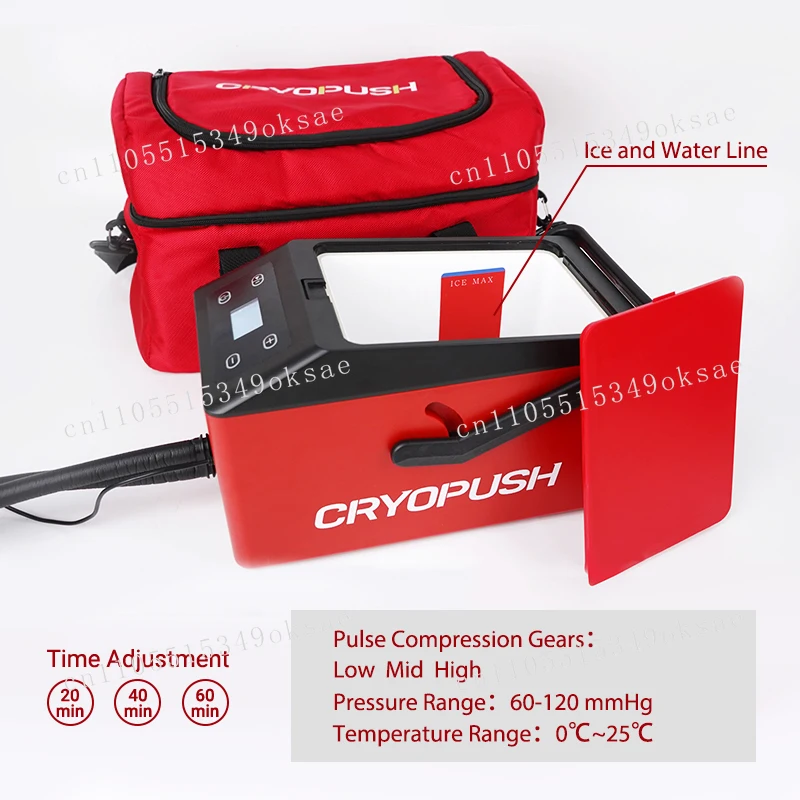 2025 نظام علاج ضغط الجليد الجديد للركبة بالتبريد من CRYOPUSH لإعادة التأهيل البدني لتقويم العظام