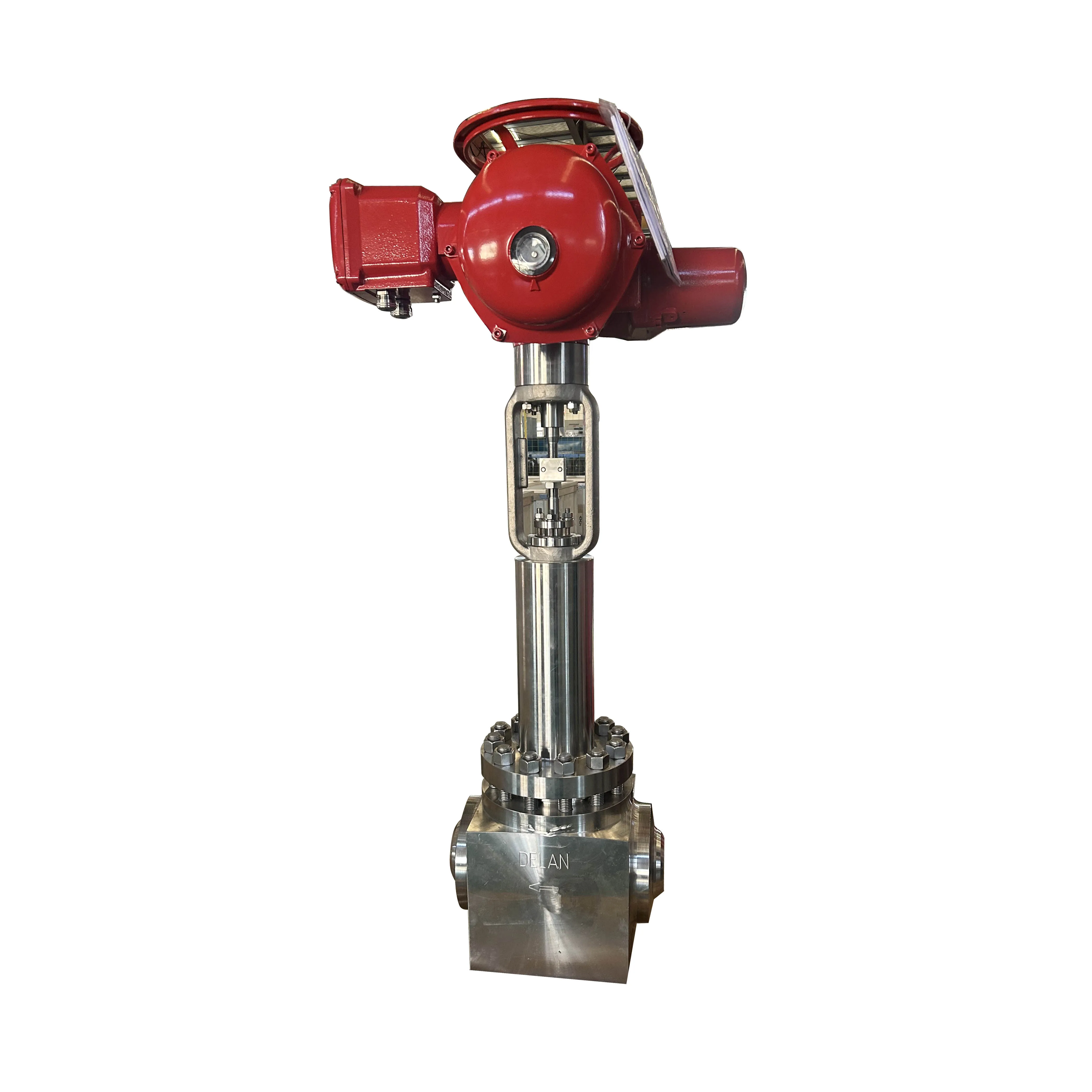 High-Temperature Electric Actuator Water Flow Controller Valve OEM Supported Spray Forged Control Valve