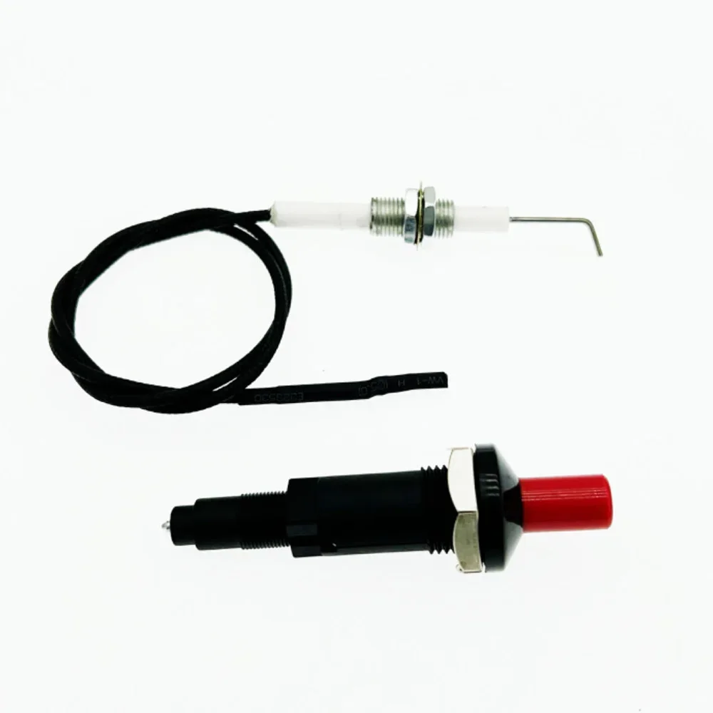 Piezo Spark Igniter For Oven Gas Grill Oven Push Button Home Kitchen With Length 0.5M Cable BBQ Hiking Appliance Accessories
