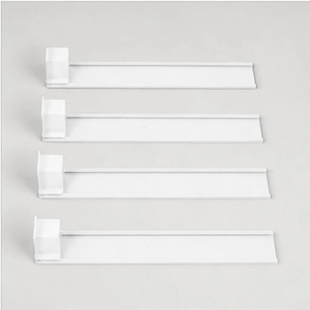 4Pcs Shelf Auto Push Device Integrated Rail Design Automatic Drink Pusher for Supermarket Convenience Store Beverage Organizer