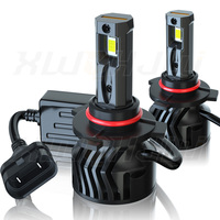 PCVBMLAUT 2PCS Car lights 9005 9006 9007 9008 H4 H11 Super Bright LED Headlights High Low Beam Fog Light Bulb White 6000K 12V