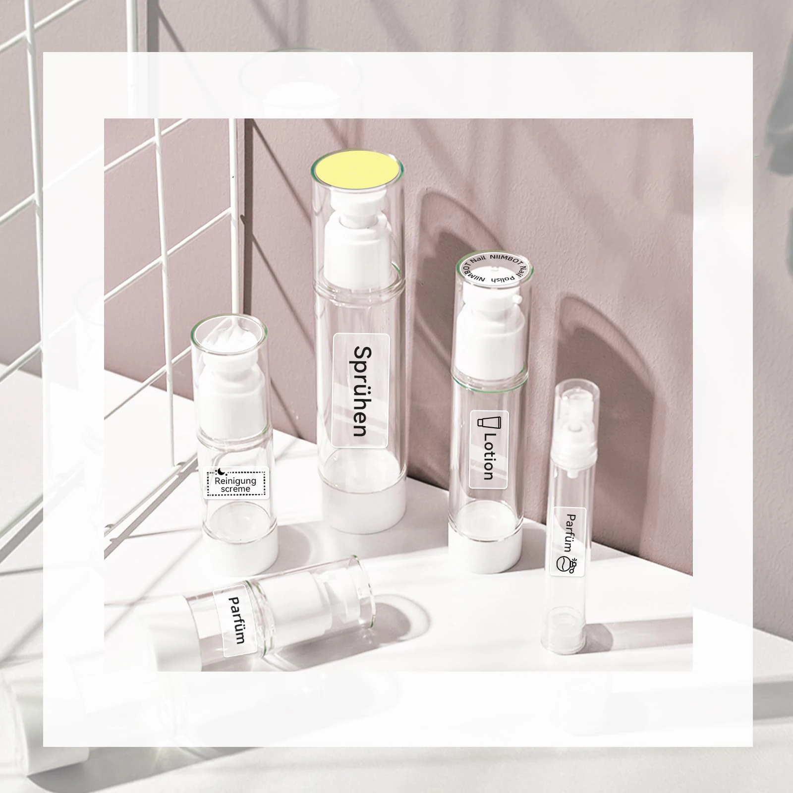 12x40/14x30mm クリアサーマルラベルのカラー - キッチン/オフィス/ケーブル用の防水耐油ステッカー、互換性があります。 フォメモ D30/Q30