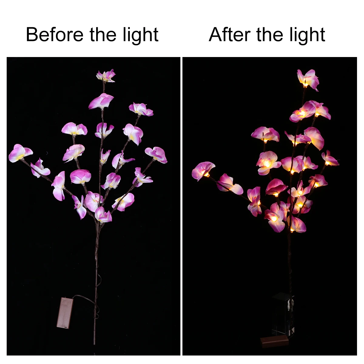 

Simulated Phalaenopsis Lamp Bloom Decorations Light Indoor Silk Orchids That Look Real Faux Wedding Decorate