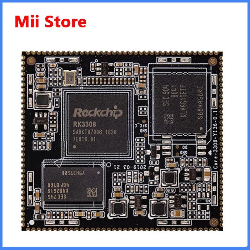 RK330Y IOT quad-core 64 bit core board single chip microcomputer intelligent IoT verbal recognition Linux development board