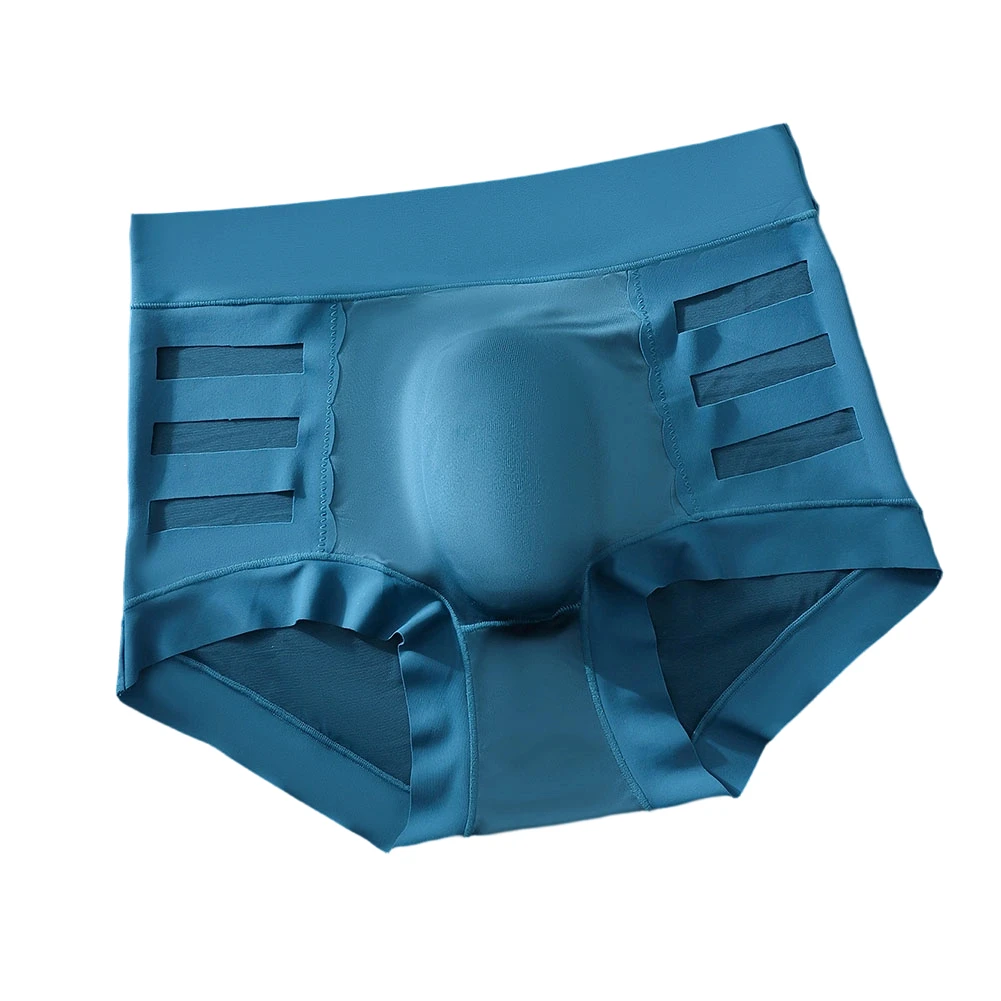 

Men's Thin Calcinha Seamless Hot Hot Lingerie Lace Ice Silk Briefs Adult Underwear For Man 3D Bulge Pouch Solid Men's Panties