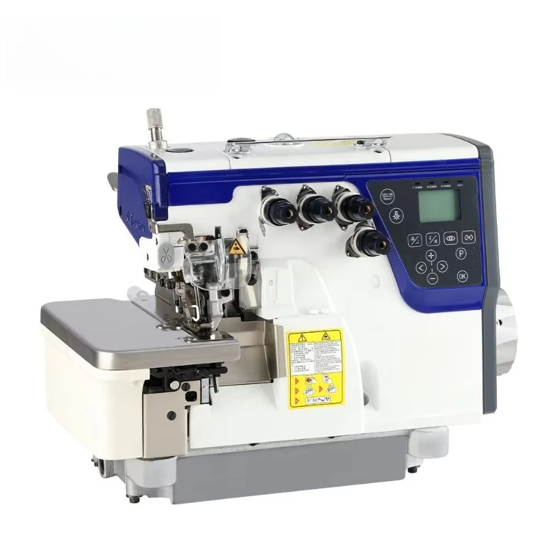 Three Four Five Thread Stepper Motor High Speed Industrial Overlock Sewing Machine