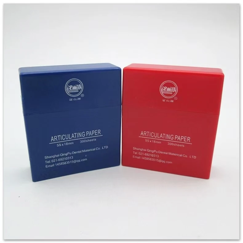 300Sheets/Box Dental Articulating Paper Double-sided Bite Strips Tooth Whitening Articulation Paper Dentistry Materials