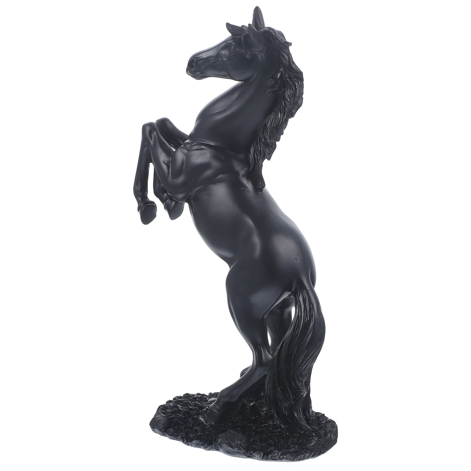 

Horse Statue Resin Standing Sculpture Decorative Ornament for Home Office Living Room Shelf Decor Horse Figurine